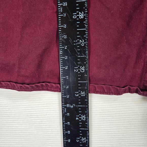 Ariat Long Sleeve Burgundy Button Up Western Work Shirt Men's Size XL - Picture 6 of 8